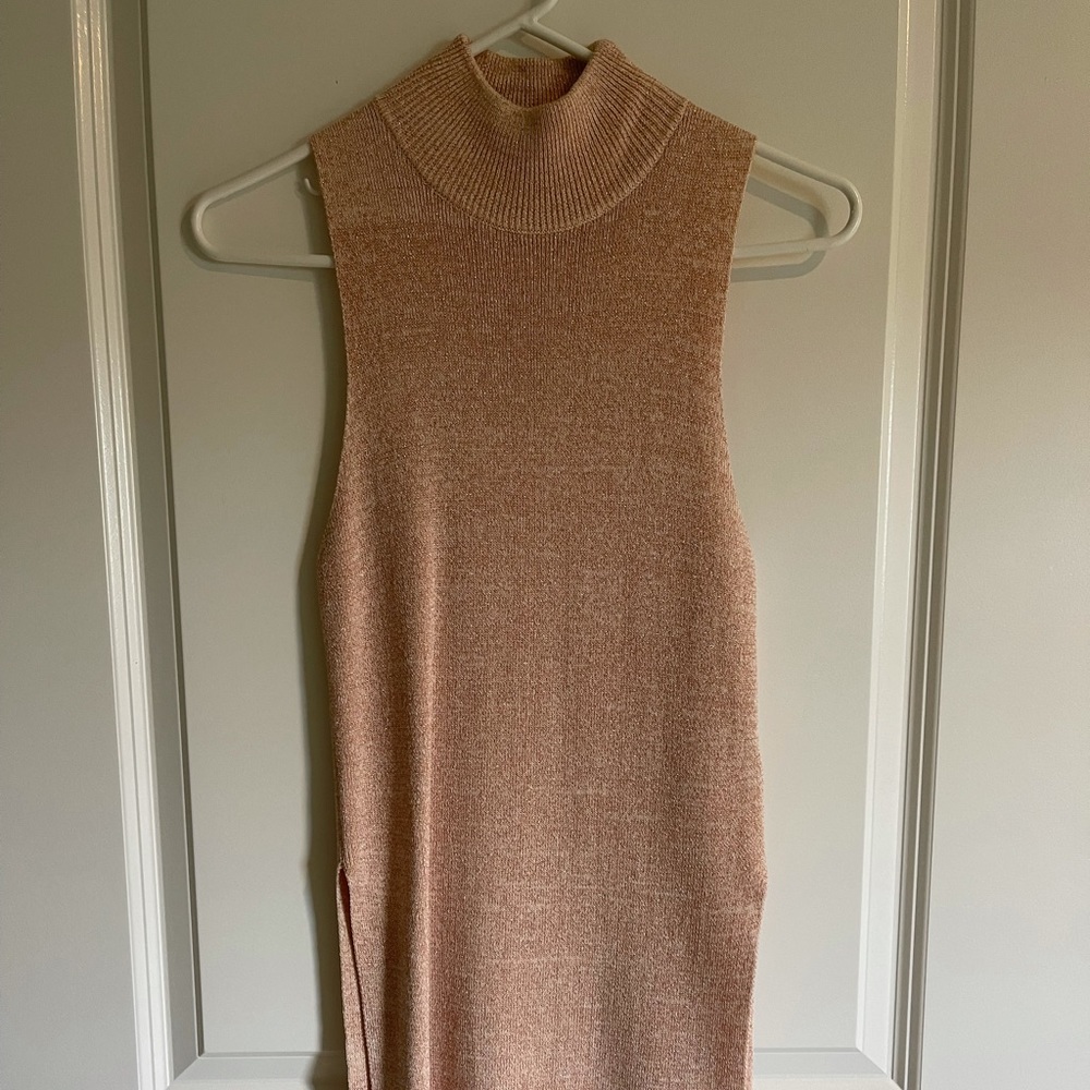 Keepsake brand xs tunic peach cotton/polyester